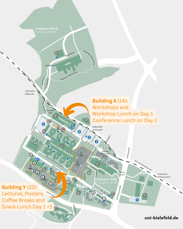 GCB2024 map Bielefeld University